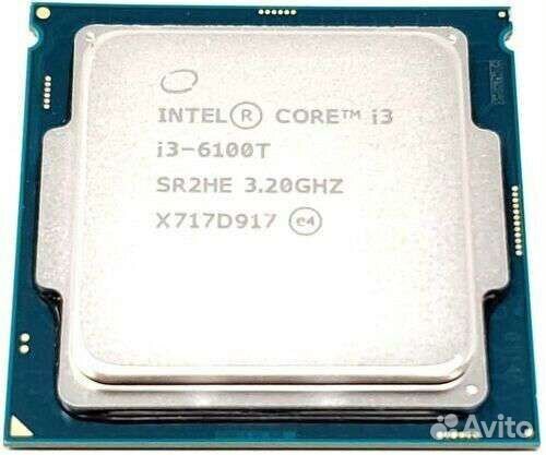 Процессор intel core i3 6100 t