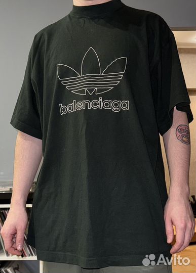 Balenciaga x adidas футболка