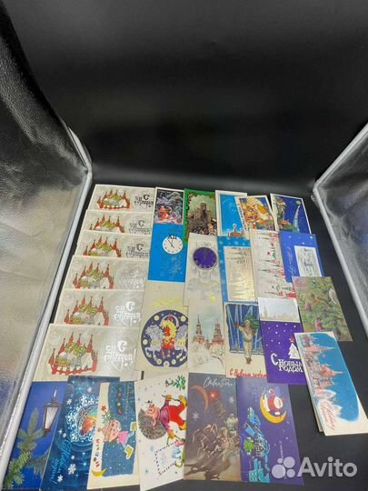 98 шт чистых советских открыток