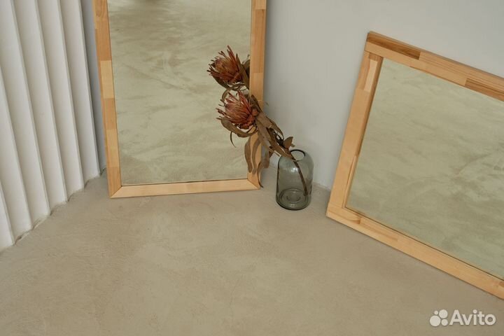 Настенное зеркало из дерева City во весь рост