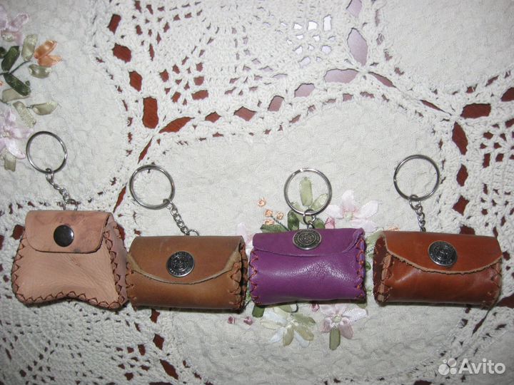 Брелки кошельки натуральная кожа Европа