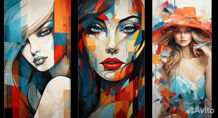 Картины с девушками 1