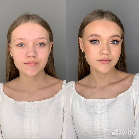 Макияж локоны