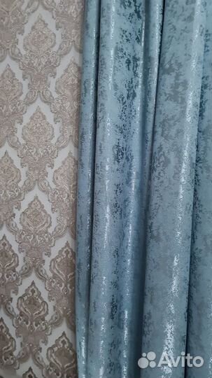 Шторы. Не подошла к интерьеру. Длина 260,ширина 3м