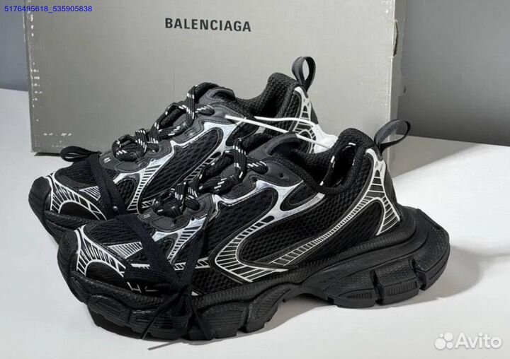 Кроссовки Balenciaga 3xl black-white (Арт.26619)