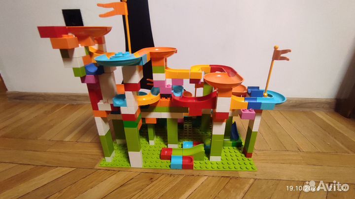 Конструктор совместим с Lego Duplo