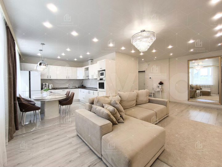 3-к. квартира, 97,2 м², 7/25 эт.