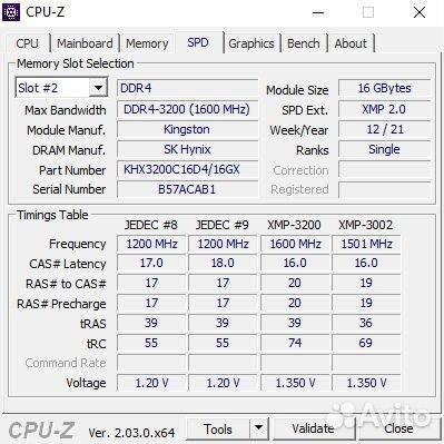 Оперативная память Kingston HyperX Fury Black 16gb
