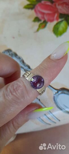 Винтаж серебряное кольцо СССР
