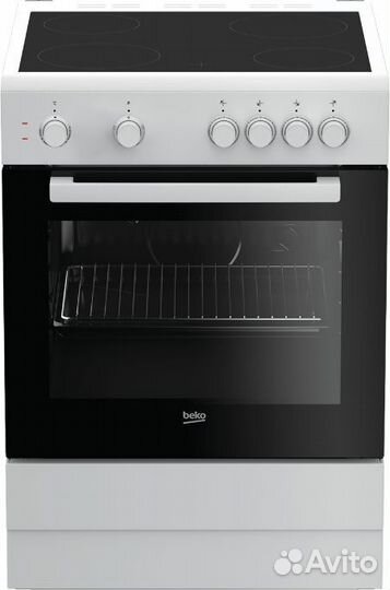 Кухонная плита Beko ffss67000W белый/черный стекло