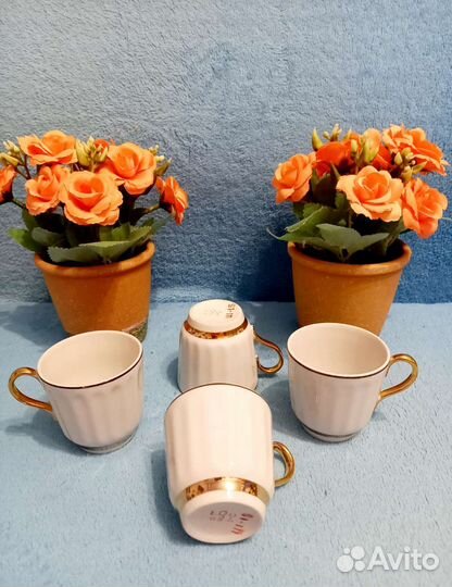 Чайные, кофейные пары, чашки, блюдца, тарелки СССР