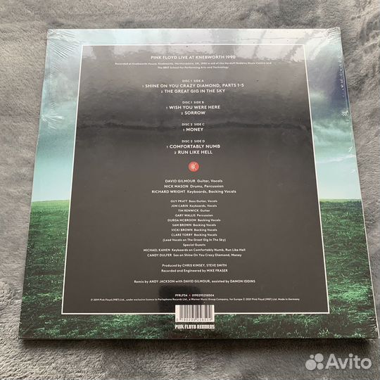 Pink Floyd – Live AT Knebworth 1990/Europe/Sealed