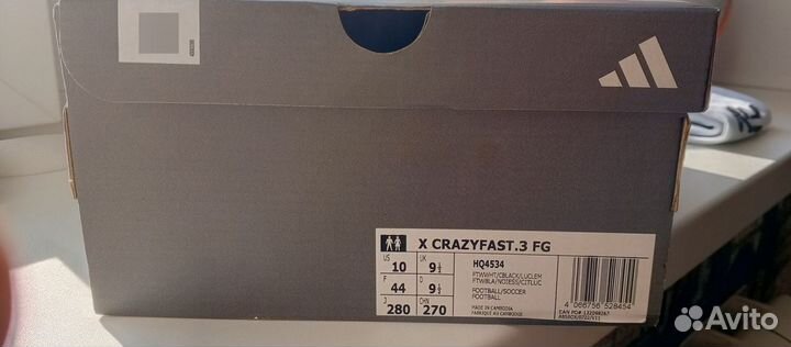 Бутсы adidas x crazyfast оригинал