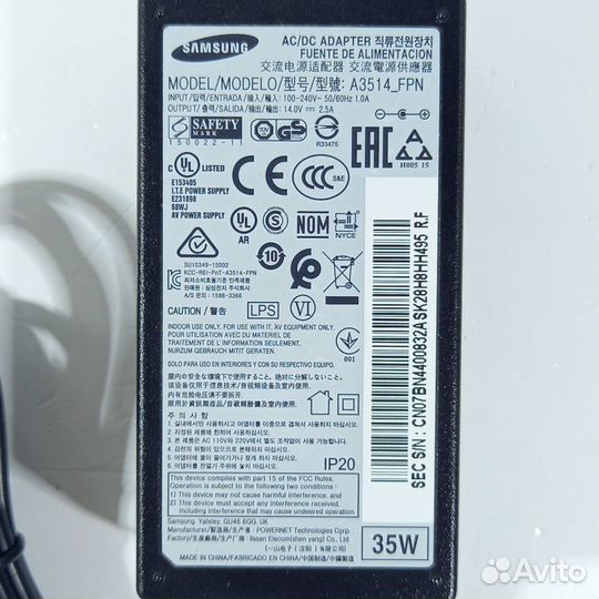 BN44-00832A A3514 FPN 14V 2.5A samsung T24E310EX