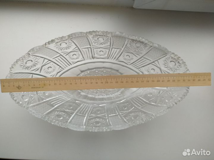 Ваза хрустальная