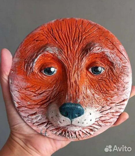 Настенное панно из гипсовой штукатурки