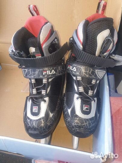 Коньки хоккейные Fila раздвижные р.32-35