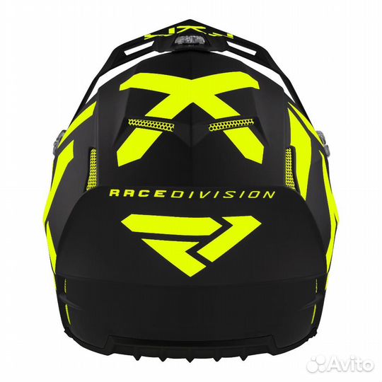 Шлем FXR Clutch CX Black/Hi Vis 210617-1065 (2XL)