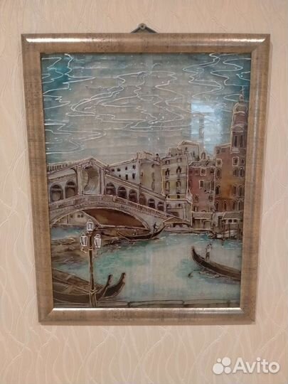 Венеция витраж витражная картина