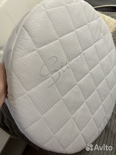 Матрас круглый детскую кроватку, размер 75x75