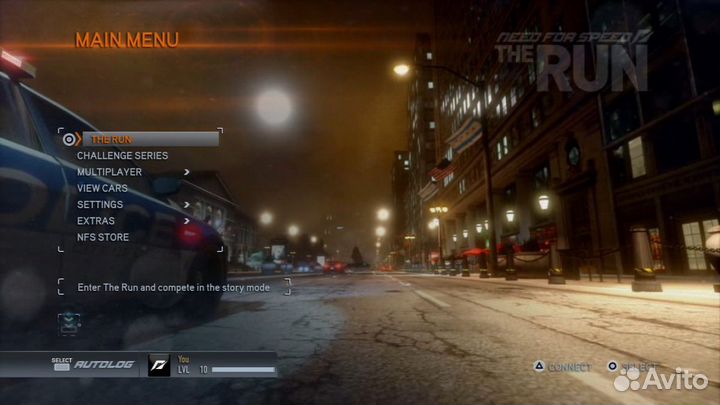 Need for Speed: The Run PS3, русская версия