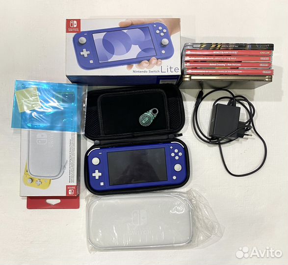 Nintendo switch lite с играми