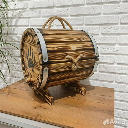Бочка бар настольная