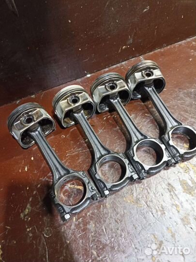 Шатуны с поршнями volkswagen b4 2,0 agg