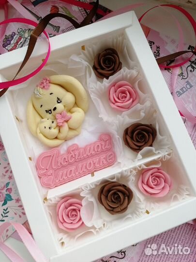 Шоколад ручной работы ко дню мамы