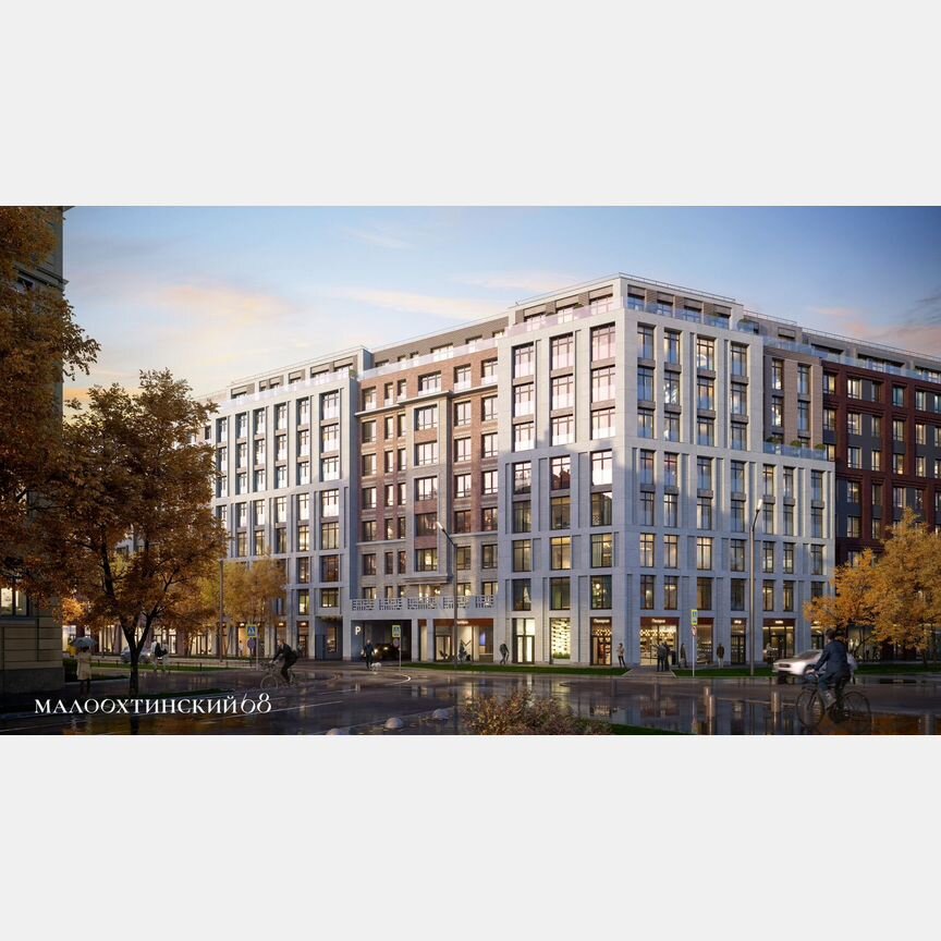 2-к. квартира, 75,1 м², 2/9 эт.