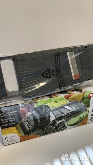 Терка для овощей и фруктов 5 насадок и держатель