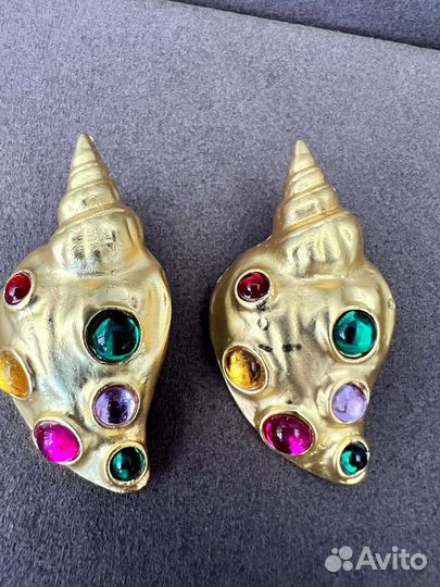 Серьги ракушки