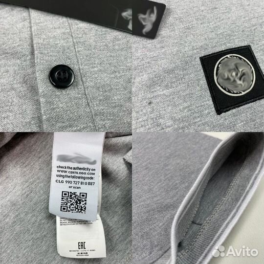 Поло Stone Island Серое