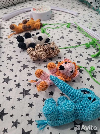 Мобиль на кроватку ручная работа