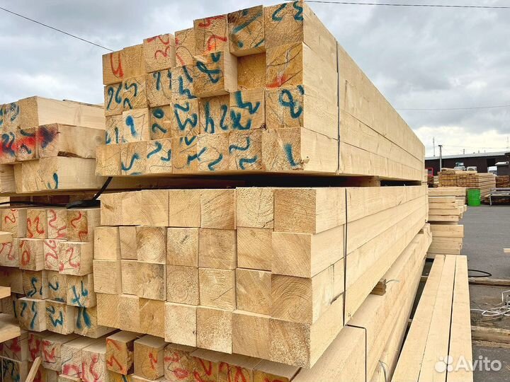 Доска обрезная 40х100х6000мм от производителя