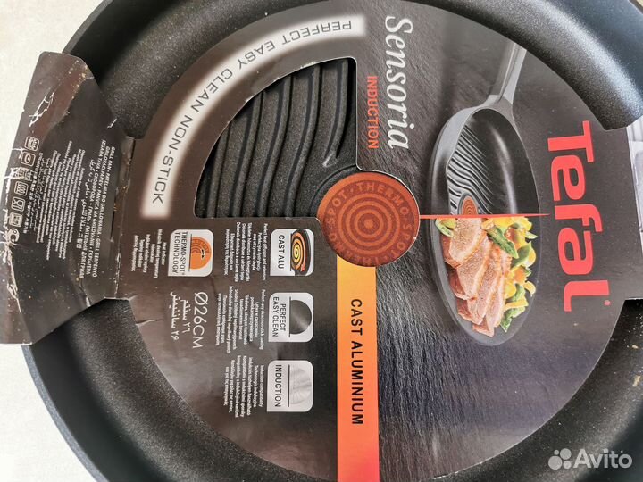 Сковорода tefal новая гриль 26 см
