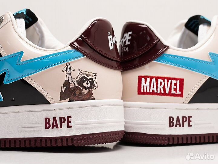 Кроссовки Marvel x bape Sta Force 1 low B35868