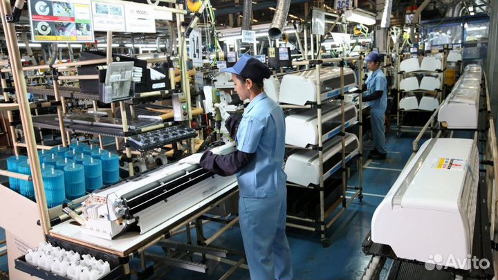 Комплектовщик на завод кондиционеров в Корею