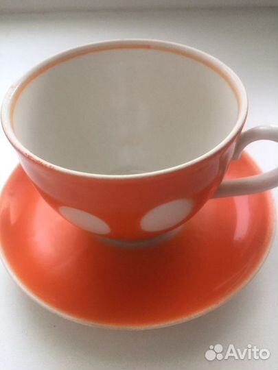 Чайная пара Прокопьевский фарфоровый завод