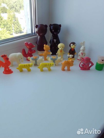 Игрушки колкий пластик, пластмасса СССР