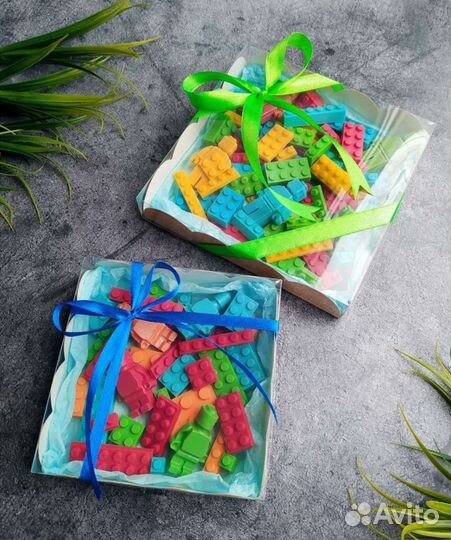 Лего из шоколада,съедобный конструктор,подарок