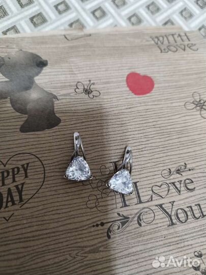 Серебряные серьги