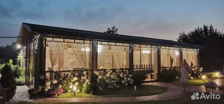 Мягкие окна на беседку