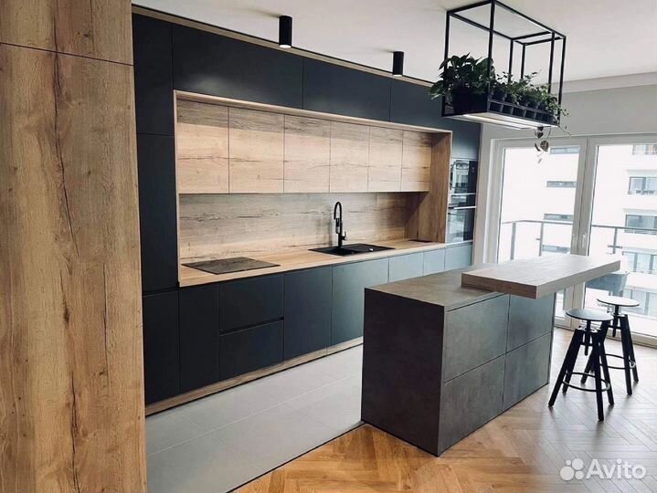 Кухня с островом под ключ