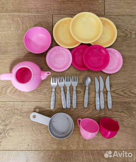 Посуда для детской кухни набор доктора