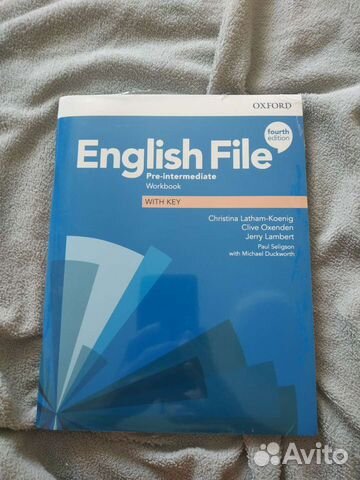 Учебники English file pre-intermediate fourth 4