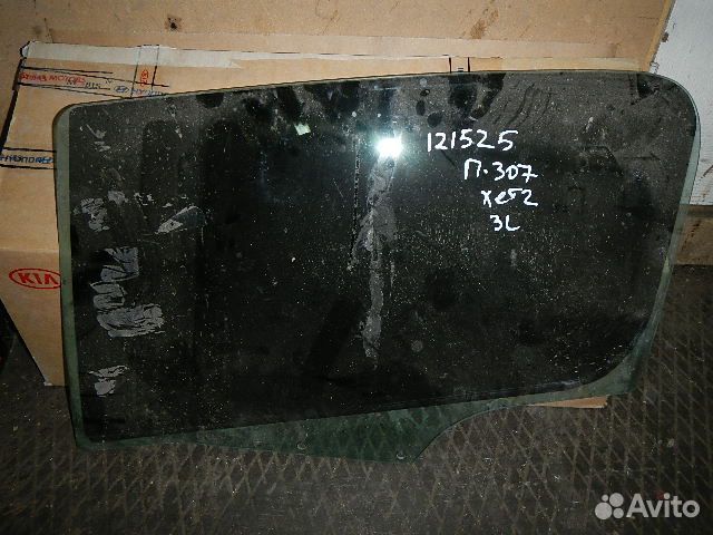 Стекло двери задней левой, Peugeot (Пежо) -307 (01