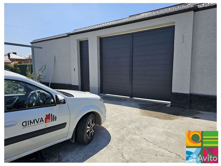 Распашные ворота alutech