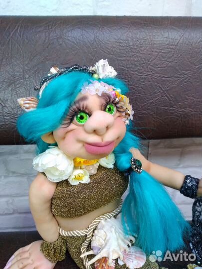 Кукла в чулочной технике