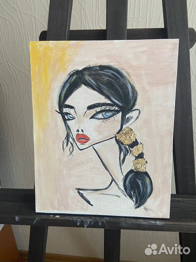 Картина «Эрика» акрил 24*30